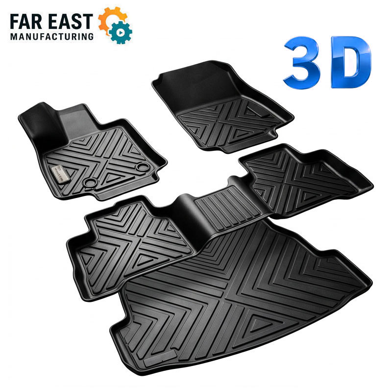 Tapis de sol de voiture TPE 3D